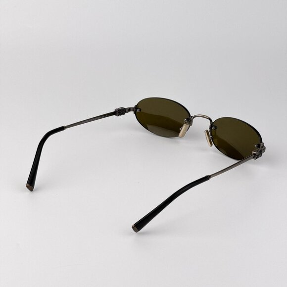 Miu Miu Women’s Oval Sunglasses – Old Gold Brown Model MUA54S 26C09Z AUTHENTIC main image 8